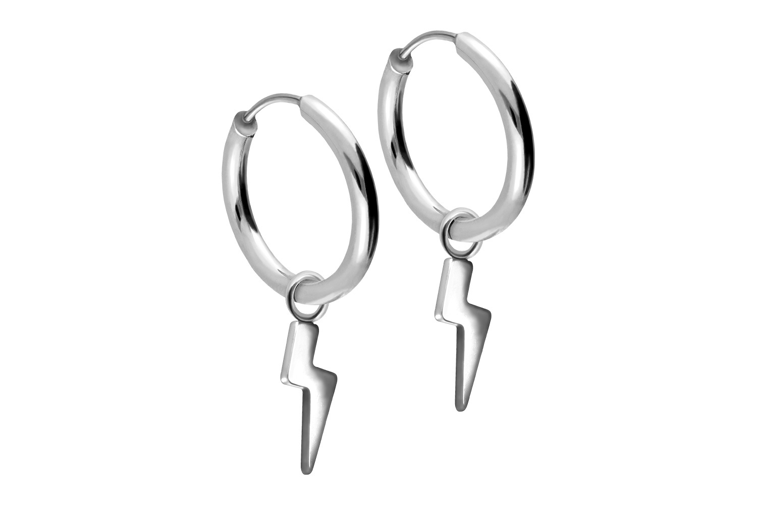 Chirurgenstahl Ohrclicker Creolen BLITZ von Piercingline